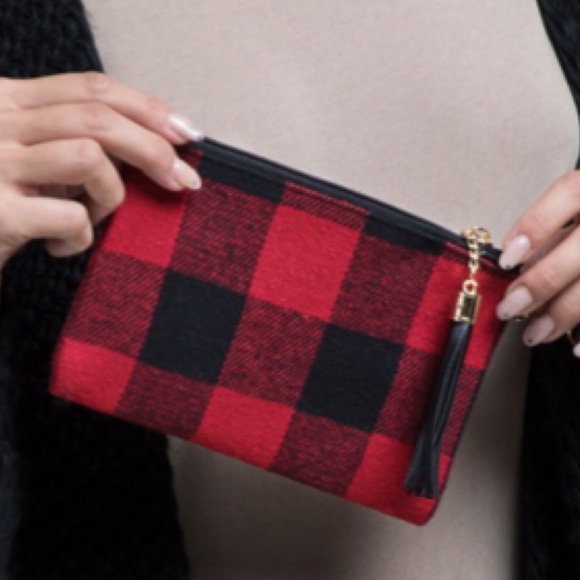 Buffalo Check Wallet Clutch Bag - Picture 4 of 6